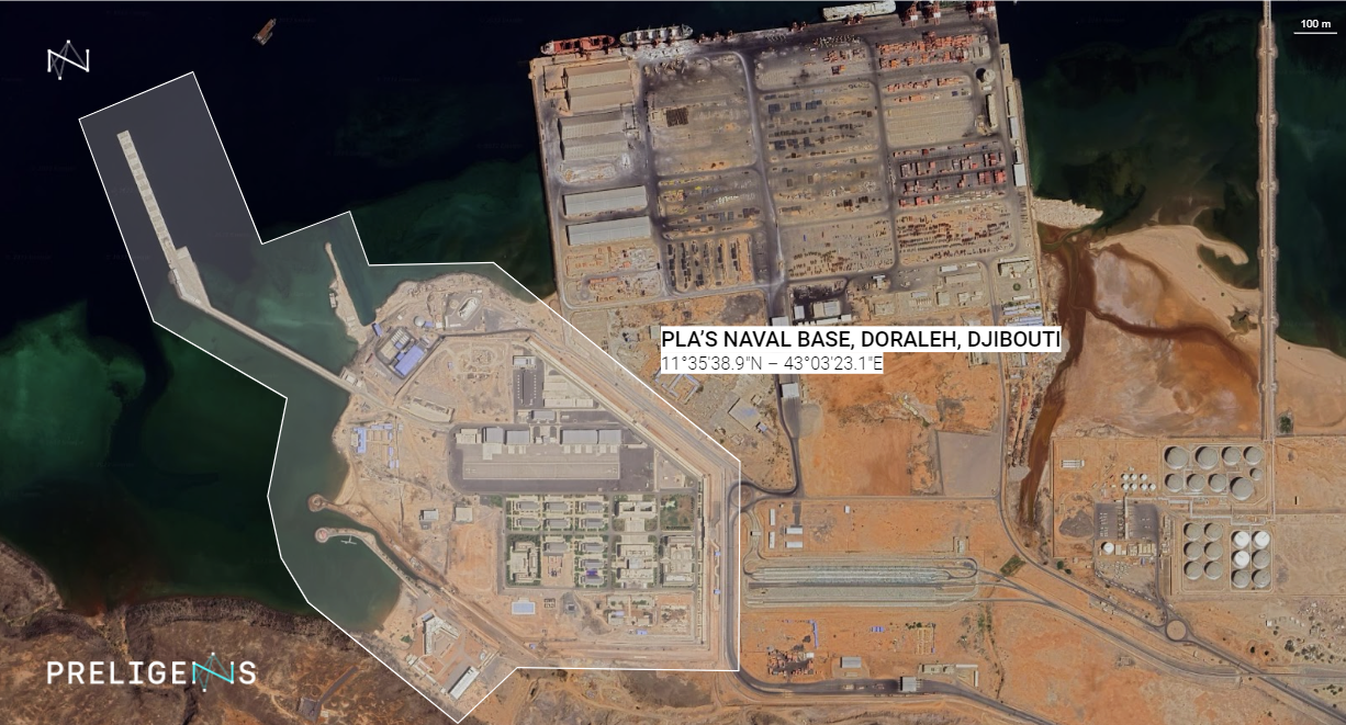 [INSIGHT] Djibouti : révélations sur la très secrète base militaire chinoise qui inquiète les Occidentaux (Challenges X Preligens)